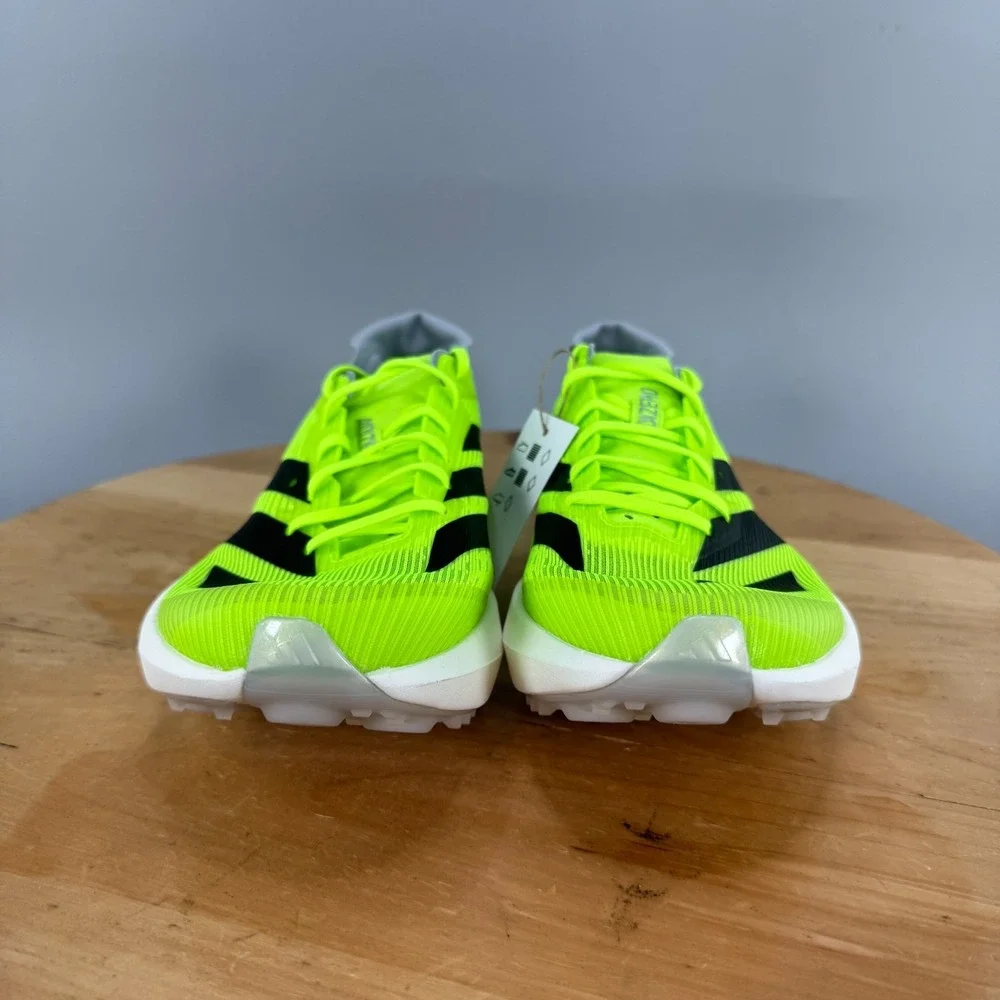 Adidas Adizero Ambition Mens Size 11 Lucid Lemon Running Track Field Spikes NEW